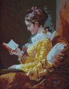 woman reading